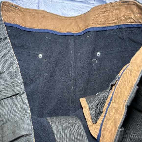 Duluth Trading Co. Fleece Lined Cargo Pants Men’s 40x30 #3237-18 Work Pants - Picture 13 of 16